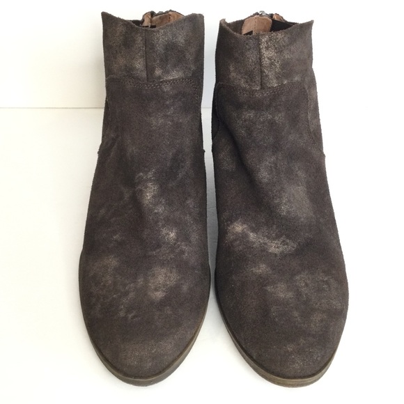Lucky Brand Distressed Leather Boots - Picture 3 of 5